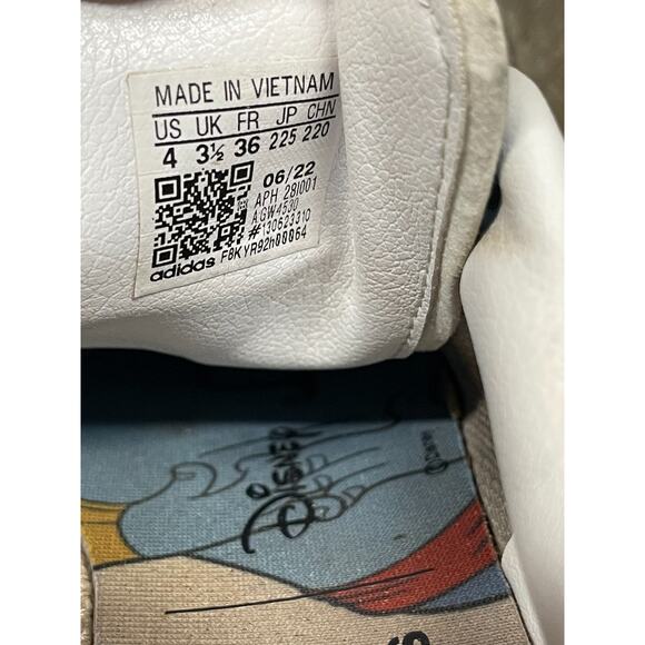 Adidas Genie Stan Smith Disney Mens Blue Special Edition Sneaker Shoes Size 4 - Picture 8 of 8